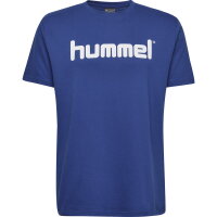 Hummel Kinder-T-Shirt HMLGo Cotton Logo T-Shirt S/s true blue 140