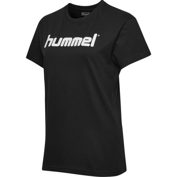 Hummel Damen-T-Shirt HMLGo Cotton Logo T-Shirt woman S/s 203518