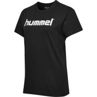 Hummel Damen-T-Shirt HMLGo Cotton Logo T-Shirt woman S/s...