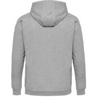 Hummel Herren-Kapuzensweatjacke HMLGo Cotton Zip Hoodie grey melange M