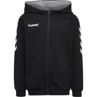 Hummel Kinder-Kapuzensweatjacke HMLGo Kids Cotton Zip Hoodie  black 140