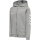 Hummel Kinder-Kapuzensweatjacke HMLGo Kids Cotton Zip Hoodie  grey melange 164