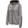 Hummel Damen-Kapuzensweatjacke hmlAuthentic Poly Zip Hoodie Woman grey melange S/38