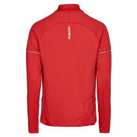 Newline Herren-Laufshirt Core 1/2 Zip Neck Thermo Shirt true red M