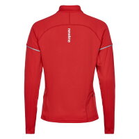 Newline Damen-Laufshirt Core 1/2 Zip Neck Thermo Shirt Woman true red L/42
