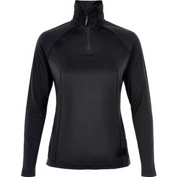 Newline Damen-Lauf-Shirt Black Jumpmaster Warm Shirt Woman 077308