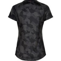 Newline Damen-Lauf-Shirt Black Camo Airflow Tee Woman 077328