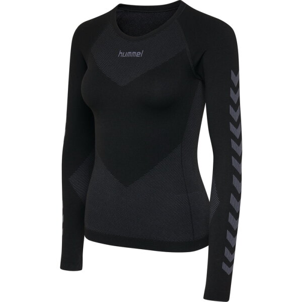 Hummel Damen Sportunterw&auml;sche First Seamless Jersey LS Women black XS-S/36-38