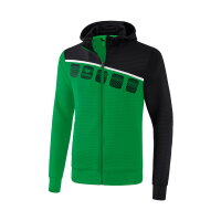 Erima Kinder-Trainingsjacke m. Kapuze 5-C Training Jacket with hood